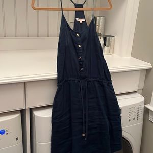 Juicy Couture navy linen dress size XS